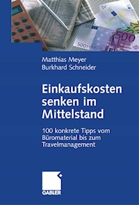 Einkaufskosten senken im Mittelstand - Matthias Meyer - E-Book