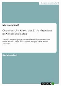 Ökonomische Krisen des 21. Jahrhunderts als Gesellschaftskrise - Marc Jungtäubl - E-Book