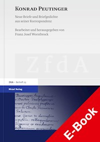 Konrad Peutinger - Franz J. Worstbrock - E-Book