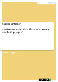 Can two countries share the same currency and both prosper? - Sabrina Schleimer - E-Book