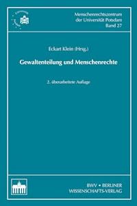 Gewaltenteilung und Menschenrechte - Eckart Klein - E-Book