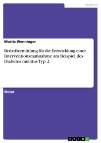 Bedarfsermittlung für die Entwicklung einer Interventionsmaßnahme am Beispiel des Diabetes mellitus Typ 2 - Moritz Wenninger - E-Book