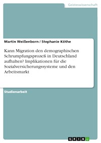 Kann Migration den demographischen Schrumpfungsprozeß in Deutschland aufhalten? Implikationen für die Sozialversicherungssysteme und den Arbeitsmarkt - Martin Weißenborn - E-Book