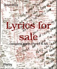 Lyrics for sale - Steve Price - E-Book