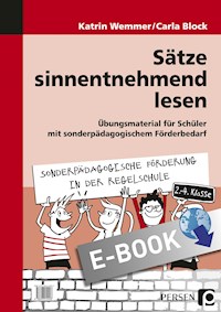Sätze sinnentnehmend lesen - Katrin Wemmer - E-Book