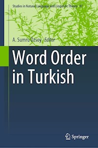 Word Order in Turkish -  - E-Book