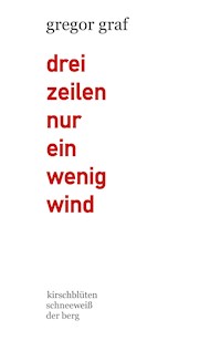drei zeilen nur ein wenig wind - Gregor Graf - E-Book