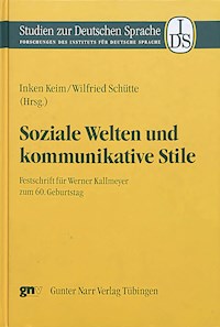 Soziale Welten und kommunikative Stile -  - E-Book
