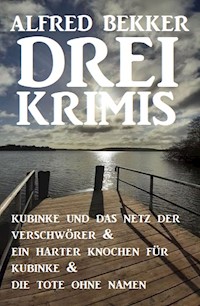 Drei Krimis: Kubinke und das Netz der Verschwörer & Ein harter Knochen für Kubinke & Die Tote ohne Namen - Alfred Bekker - E-Book