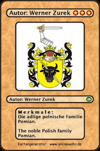 Die adlige polnische Familie Pomian. The noble Polish family Pomian. - Werner Zurek - E-Book