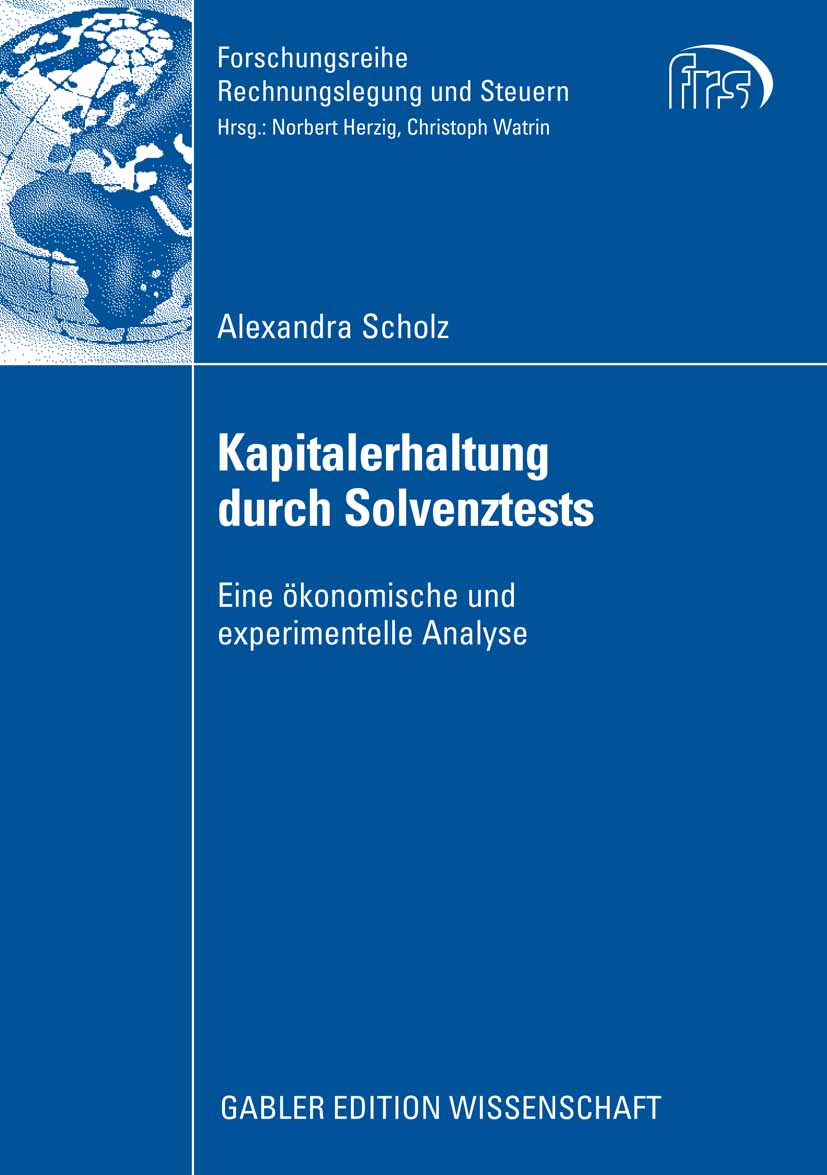 Kapitalerhaltung durch Solvenztests - Alexandra Scholz - E-Book