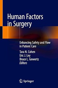 Human Factors in Surgery -  - E-Book
