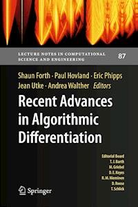 Recent Advances in Algorithmic Differentiation -  - E-Book