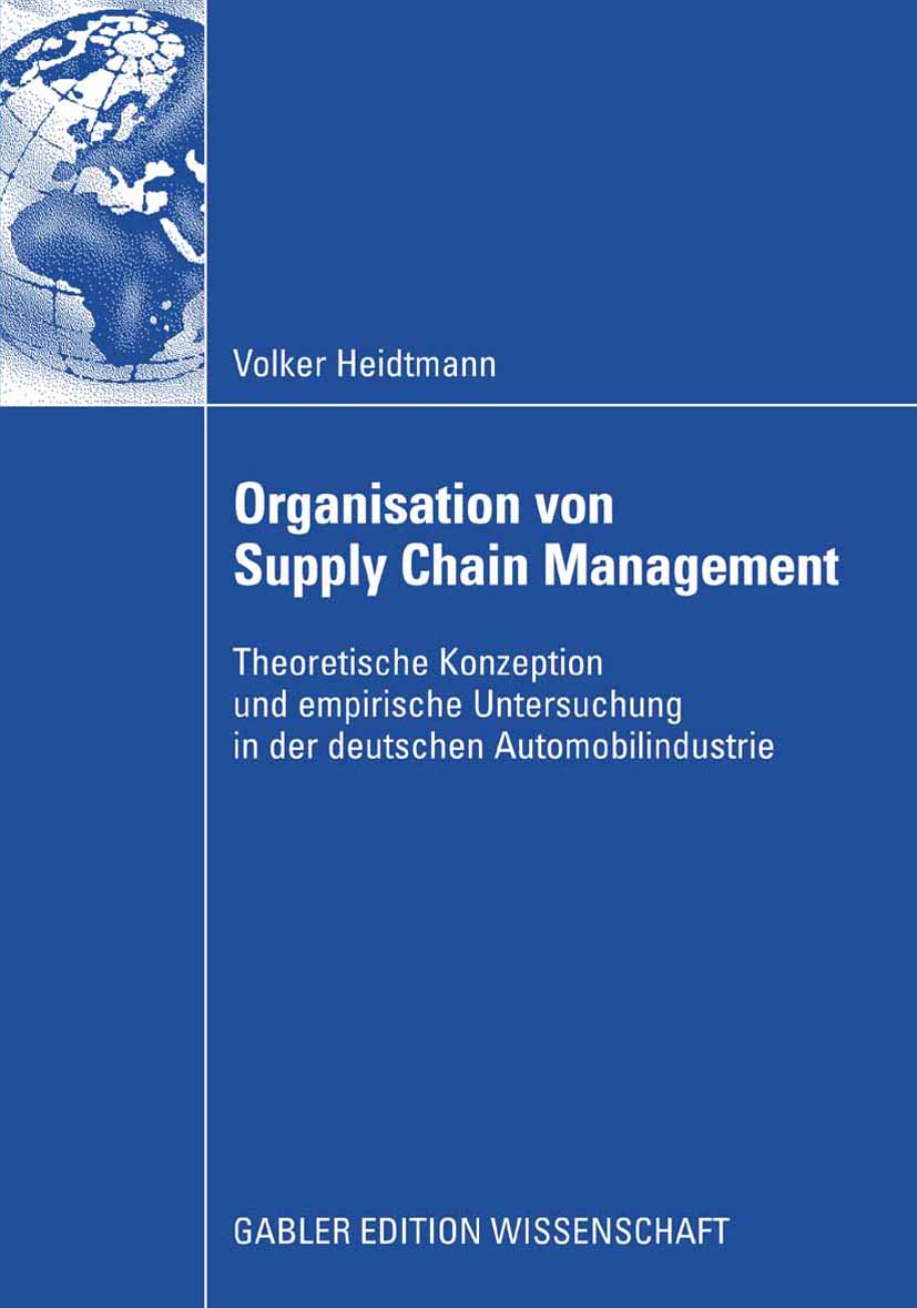 Organisation von Supply Chain Management - Volker Heidtmann - E-Book