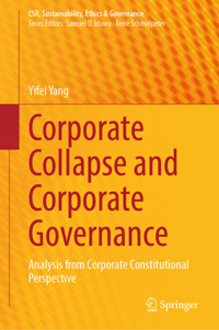 Corporate Collapse and Corporate Governance - Yifei Yang - E-Book