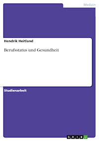 Berufsstatus und Gesundheit - Hendrik Heitland - E-Book