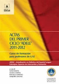 Actas del primer ciclo ADELE 2011-2012 - aa.vv - E-Book
