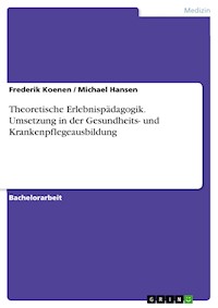 Theoretische Erlebnispädagogik. Umsetzung in der Gesundheits- und Krankenpflegeausbildung - Frederik Koenen - E-Book