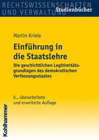 Einführung in die Staatslehre - Martin Kriele - E-Book