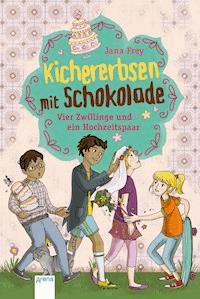 Kichererbsen mit Schokolade (2). Vier Zwillinge und ein Hochzeitspaar - Jana Frey - E-Book