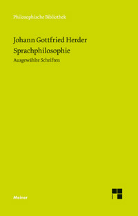 Sprachphilosophie - JOHANN GOTTFRIED HERDER - E-Book