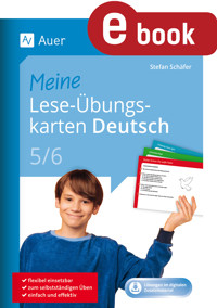 Meine Lese-Übungskarten Deutsch 5-6 - Stefan Schäfer - E-Book