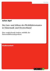 Der Aus- und Abbau des Wohlfahrtsstaates in Dänemark und Deutschland - Julian Apel - E-Book