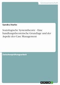 Soziologische Systemtheorie - Eine handlungstheoretische Grundlage und der Aspekt des Case Management - Sandra Starke - E-Book