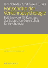 Fortschritte der Verkehrspsychologie -  - E-Book
