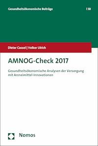 AMNOG-Check 2017 - Dieter Cassel - E-Book