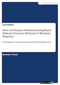 Static and Dynamic Machine Learning Based Malware Detection Methods for Windows Programs - Lars Kaiser - E-Book