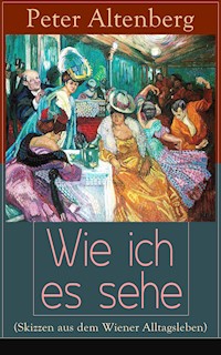 Wie ich es sehe (Skizzen aus dem Wiener Alltagsleben) - Peter Altenberg - E-Book