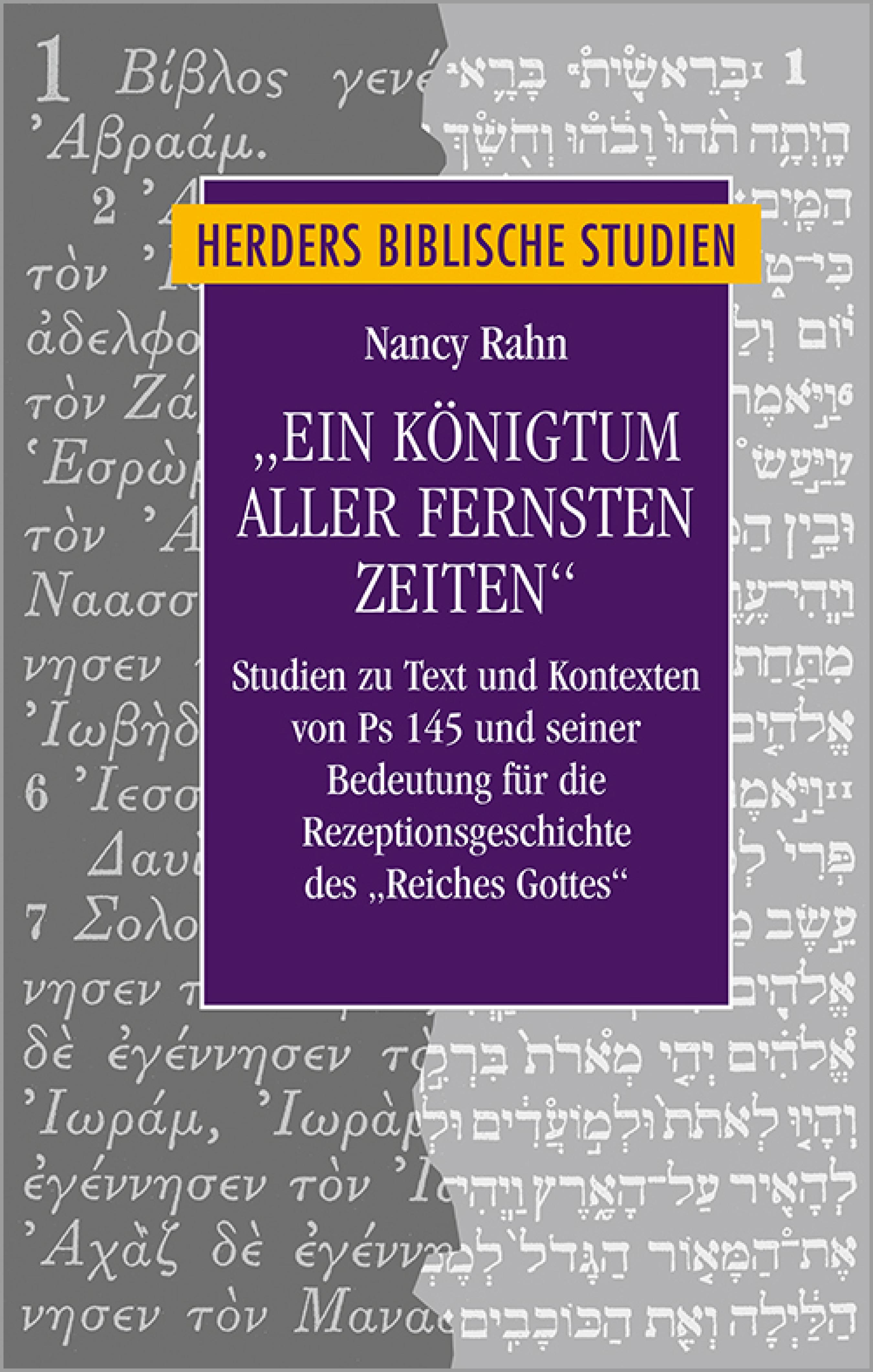 "Ein Königtum aller fernsten Zeiten" - Nancy Rahn - E-Book