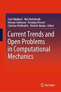 Current Trends and Open Problems in Computational Mechanics -  - E-Book