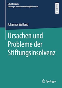 Ursachen und Probleme der Stiftungsinsolvenz - Johannes Weiland - E-Book