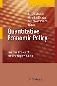 Quantitative Economic Policy -  - E-Book