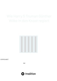 Wie Harry S Truman Günther Wilke in den Knast regiert - Akono Schmidt - E-Book