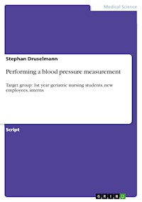 Performing a blood pressure measurement - Stephan Druselmann - E-Book