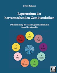 Repertorium der hervorstechenden Gemütsrubriken - Detlef Rathmer - E-Book
