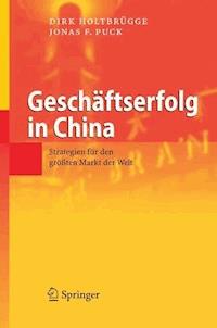 Geschäftserfolg in China - Dirk Holtbrügge - E-Book