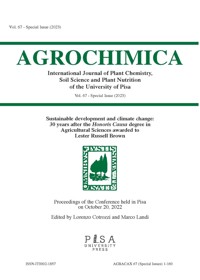 Agrochimica - Special Issue (2023) - aa.vv - kostenlos E-Book
