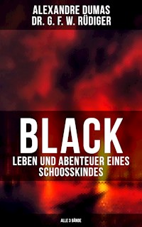 Black: Leben und Abenteuer eines Schoosskindes (Alle 3 Bände) - Alexandre Dumas - E-Book