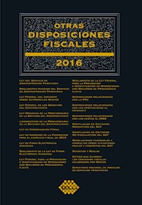 Otras disposiciones fiscales 2016 - José Pérez Chávez - kostenlos E-Book