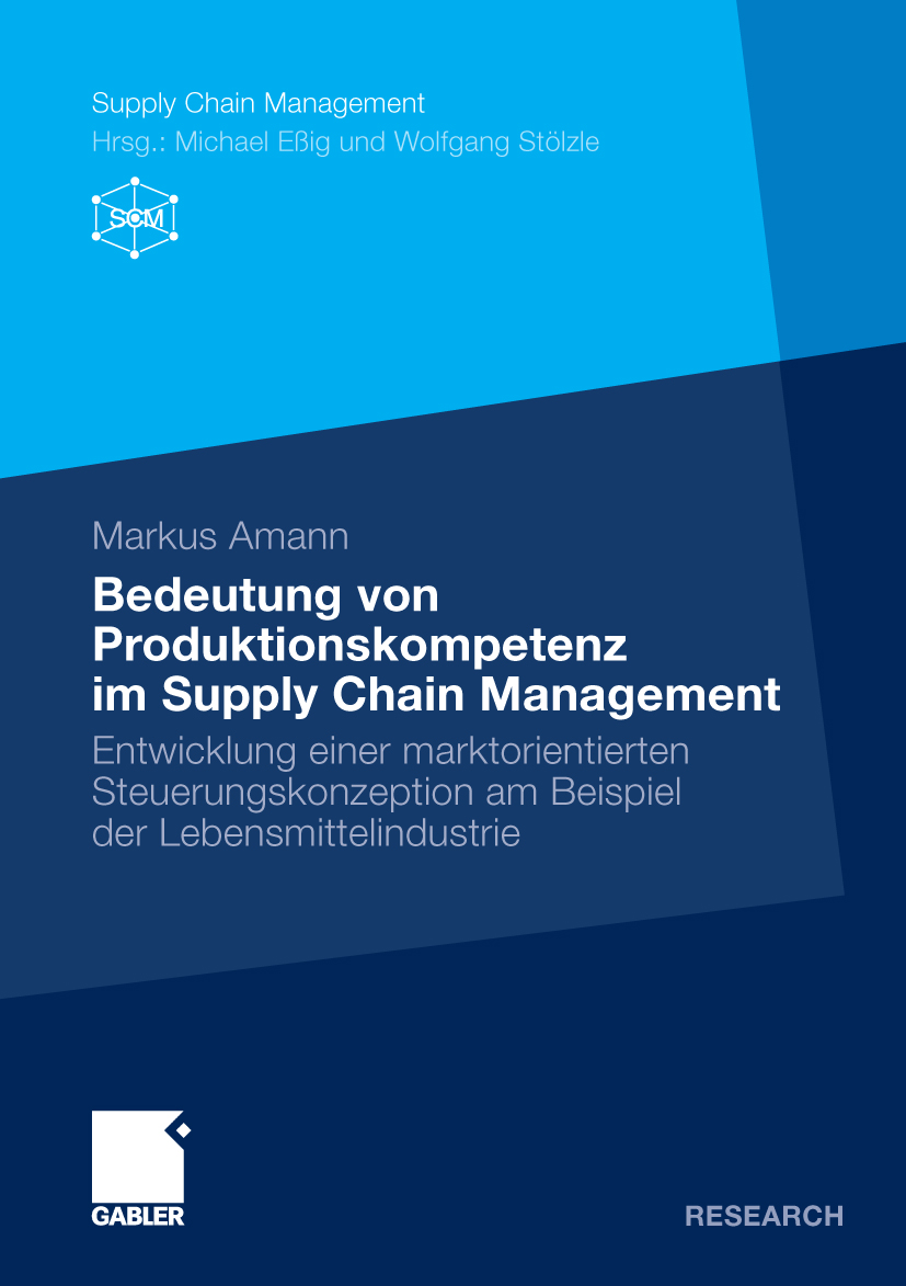 Bedeutung von Produktionskompetenz im Supply Chain Management - Markus Amann - E-Book