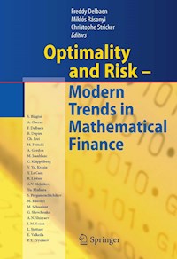 Optimality and Risk - Modern Trends in Mathematical Finance -  - E-Book