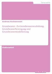 Grundwasser - Zu Grundwasserneubildung, Grundwasserbewegung und Grundwassermodellierung - Andreas Kochanowski - E-Book