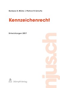 Kennzeichenrecht - Barbara K. Müller - E-Book