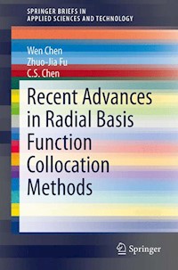 Recent Advances in Radial Basis Function Collocation Methods - Wen Chen - E-Book