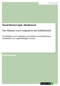 Der Einsatz von Computern im Lehrbereich - David Bernert (geb. Gbadamosi) - E-Book