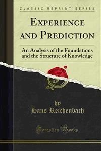 Experience and Prediction - Hans Reichenbach - E-Book
